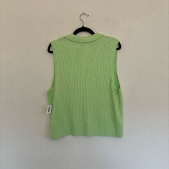 Old Navy Size XXL Sleeveless Rib Knit Polo Top NWT - Picture 5 of 8